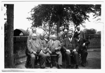 Mitglieder des Stammtisch-Hotel-National (Historische Aufnahme ca. 1931)